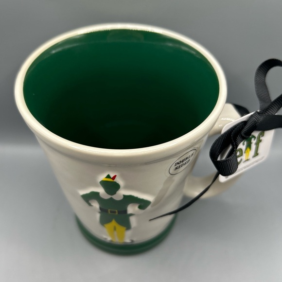 Rae Dunn Elf WORLD’S BEST CUP OF COFFEE Christmas Mug NEW Design 2024 NEW - Picture 2 of 4